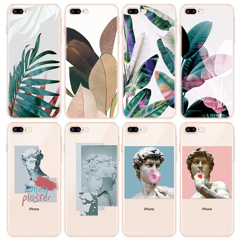 

David Statue Cover For iPhone X 8 Plus 6 6s S 7 Fundas For iPhone 4 4S 5 5S SE 5C Coque For iPhone Xs Max XR 7plus TPU Case