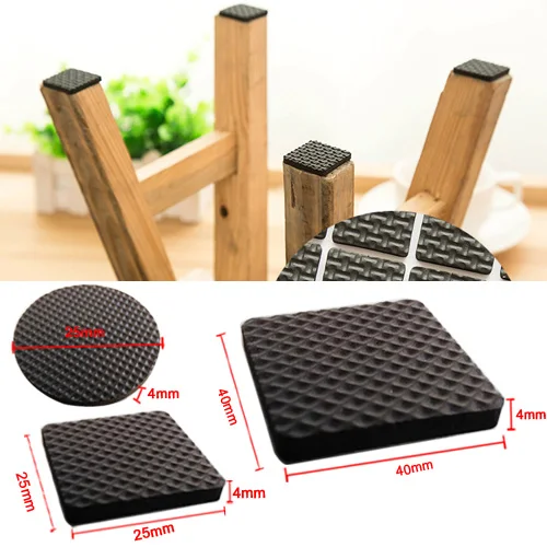 

24pcs/set Anti-Skid Foam Protection Pads Home Indoor Furniture Table Feet No-Slip Pad
