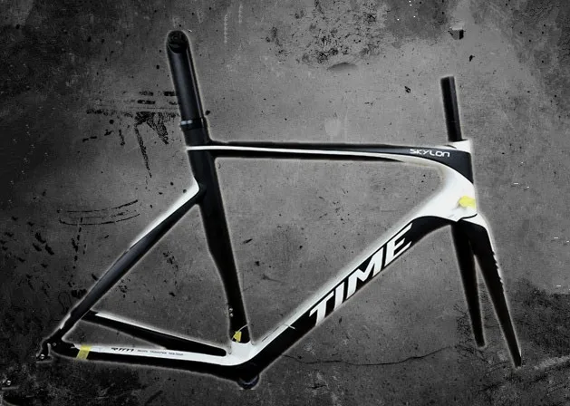 Cheap Time Bike Frame Carbon Road Bike Frames Time Sports 3K Matte Road  Bike Frame Seat post Clamp Headset Fork