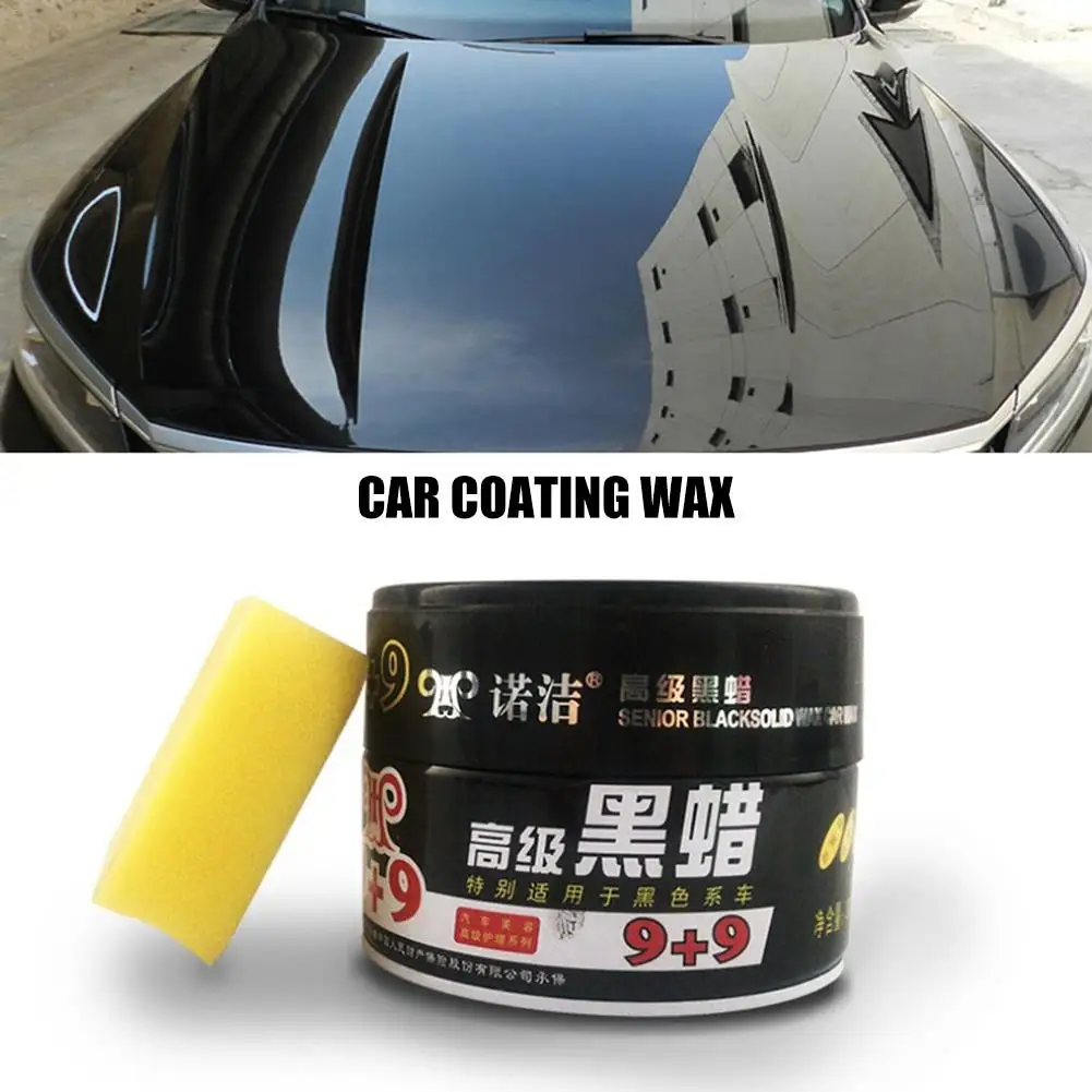 

300g Car Polishing Wax Paint Waterproof Care Repair Styling Crystal Hard Wax Polish Scratch Remover Sponge For Black Car