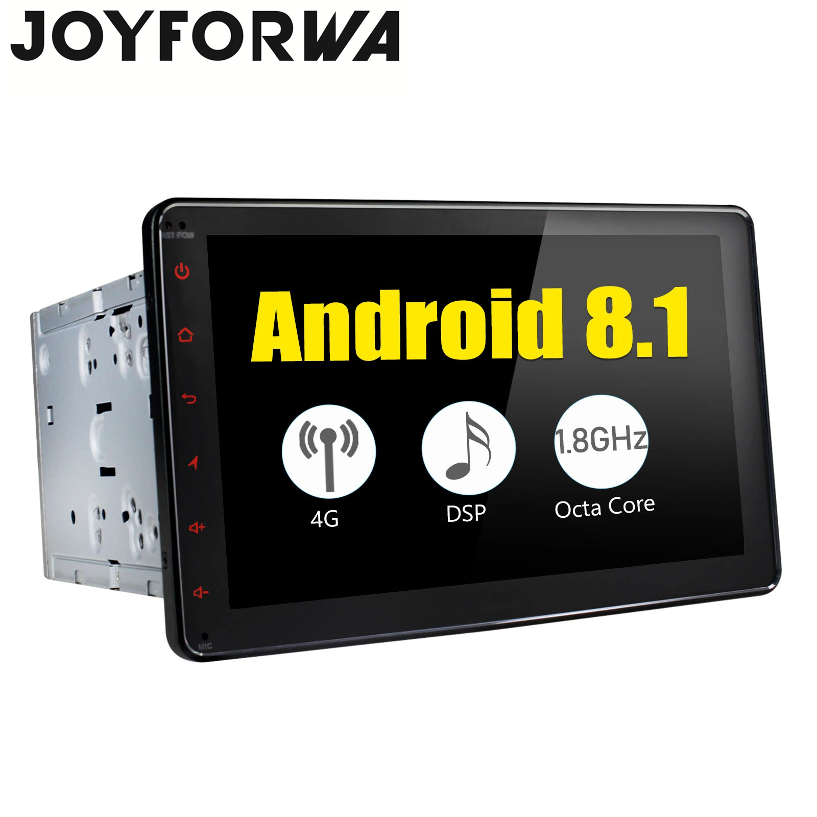 Excellent Carplay DSP 8" 2Din Android 8.1 Car Multimedia Radio GPS SPDIF Subwoofer Stereo WiFi 4G SIM DVR OBD DAB TPMS Bluetooth RCA 5