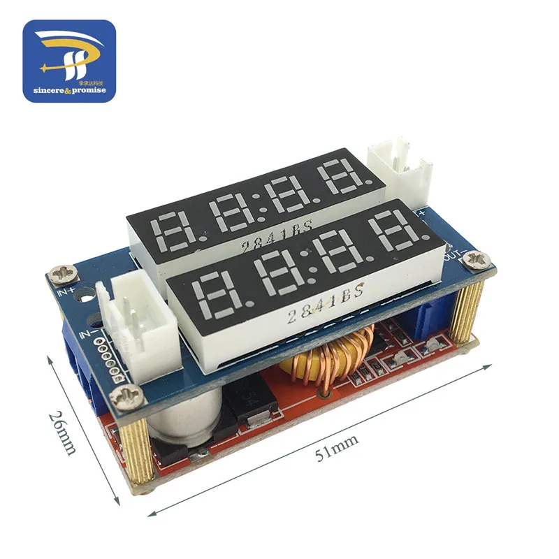 

2 in 1 XL4015 5A Adjustable Power CC/CV Step-down Charge Module LED Driver Voltmeter Ammeter Constant current constant voltage