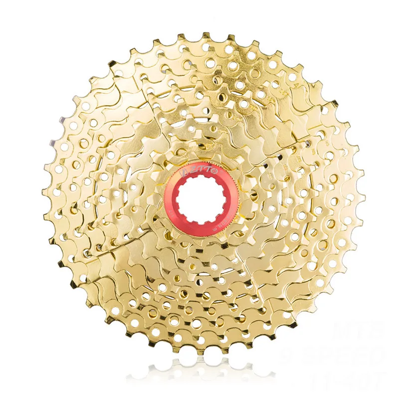1* велосипедная Звездочка для велоспорта MTB велосипед 9 скоростей 32 T/36 T/40 T кассеты заменяет аксессуары - Цвет: 11 40T gold