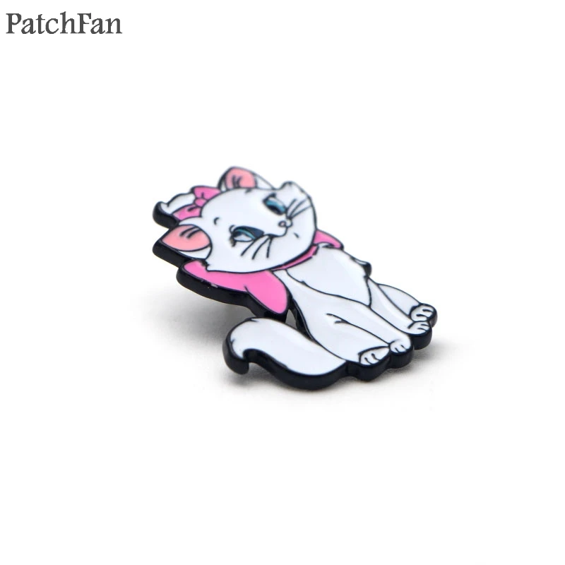 A0674 Patchfan аристократы Зонт кошка Мэри цинк pride pins para рюкзак металлические украшения для одежды значки броши для сумки рубашка шляпа insignia