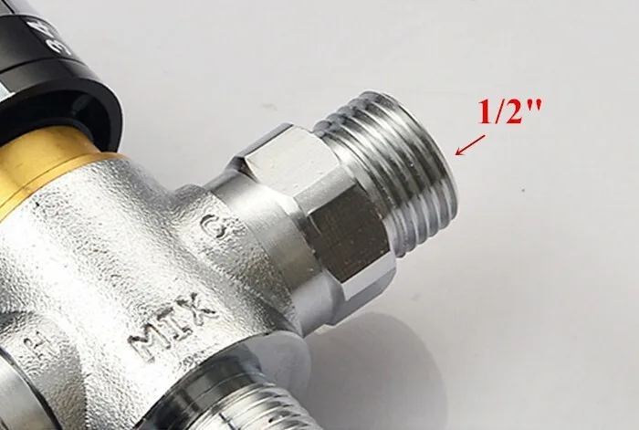 Твердый латунный хромированный женский ручной душевой шланг из нержавеющей стали с ABS держателем для душа термостатический клапан BD231-A