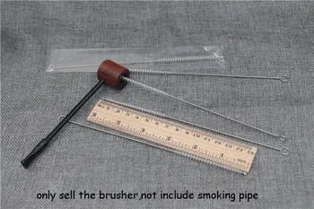 

30pcs/lot wholesales stainless Steel Nylon Brusher herb cigarette Tobacco water Pipe Cleaner Bottle straw Brush cleaning househ