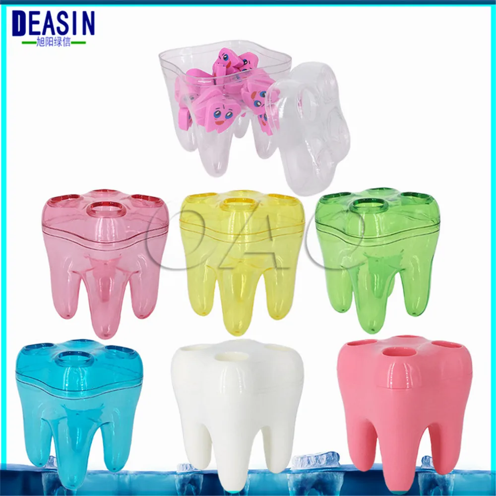 10pcs /set Tooth Shap Cute Teeth Shape Storage Box / Storage Jar