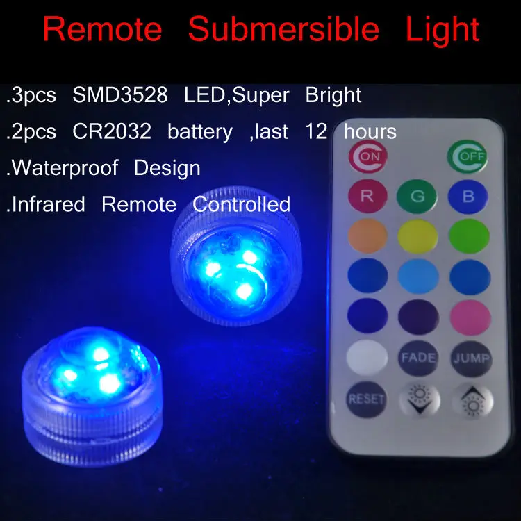 Remote LED Submersible Light