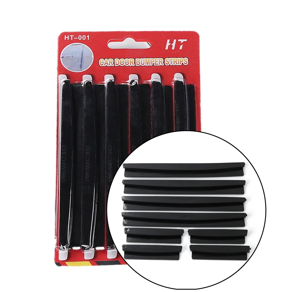 

8pcs/set Universal Car Door Guard Edge Corner Bumper Buffer Trim Molding Protection Strip Scratch Protector Car Door Crash Bar