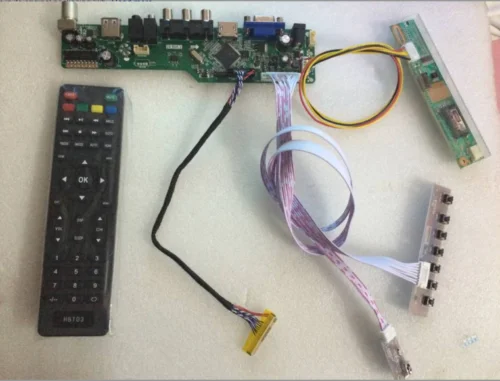 Плата драйвера lcd для LTN154X1-L01 экрана ТВ+ HDMI+ VGA+ CVBS+ usb-комплект платы контроллера T. VST56