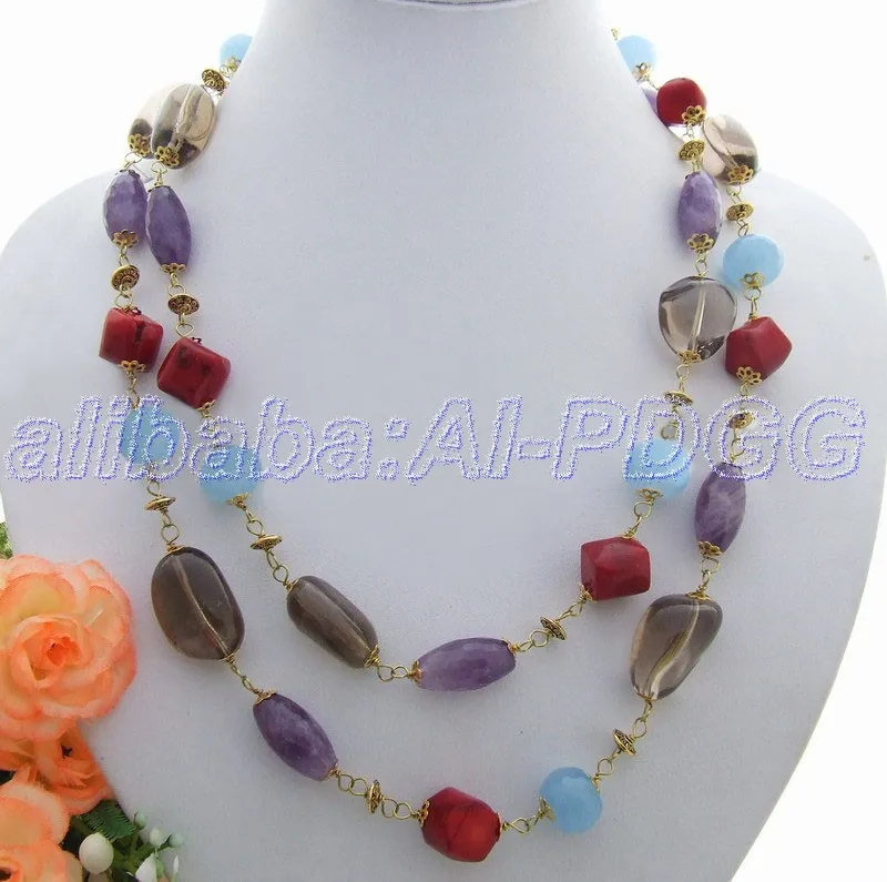 

Beautiful! Coral&Crystalt Necklace