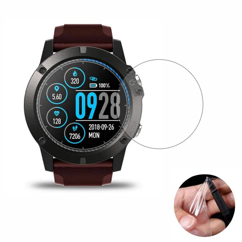 

Soft Clear Protective Film Guard Protection For Zeblaze VIBE 3 Pro Smart Watch Smartwatch Full Screen Protector Cover(Not glass)