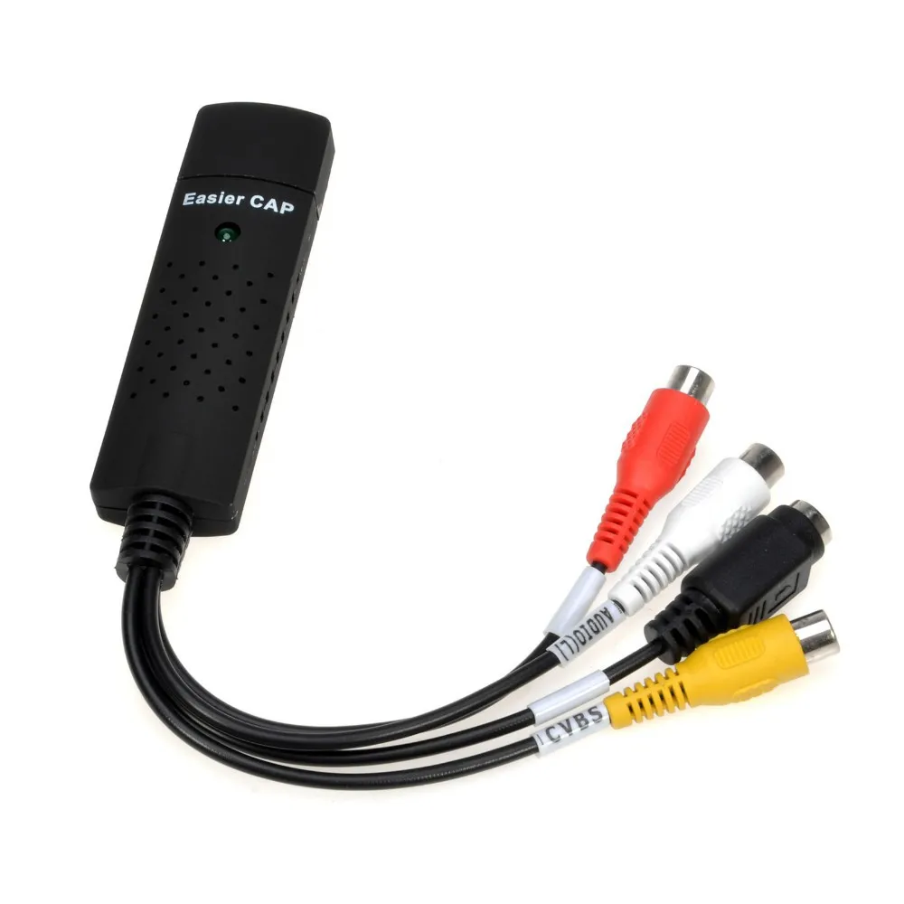 USB 2.0 Video Capture Card ТВ Тюнер ВИДЕОМАГНИТОФОНА DVD Аудио Адаптер конвертер Разъем для Win