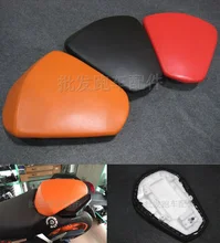 High Quality Motorcycle Leather Passenger Seat Cushion Pillion For KTM DUKE 390 2013 2014 2015 Red,Orange,Black to Select