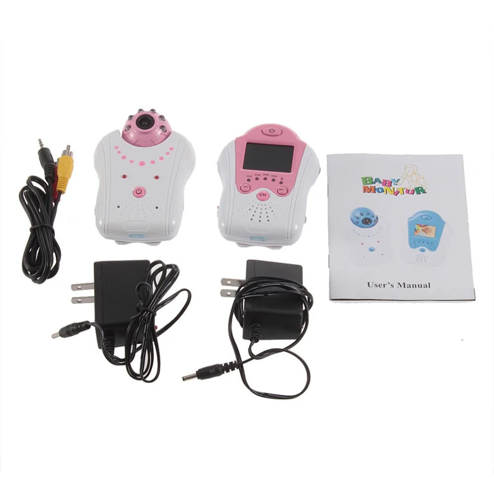

New 1.8 Inch 2.4G TFT LCD Wireless Baby Video Monitor F6.0MM Lens infrared Night Vision Camera US Plug for your baby's safety