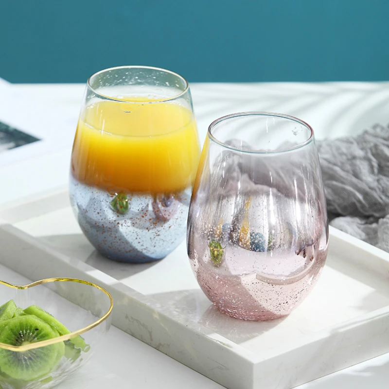 

Home Milk Juice Coffee Cup Drink Beer Wine Glasses Cups Milk Tea Cup Star Glass Cup