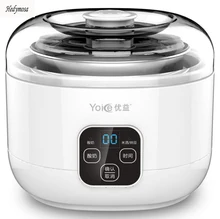 Multifunctional Yogurt Makers Rice Wine Natto 220V Fully Automatic LCD Touch Switch 304 Stainless Steel Microcomputer Timing lstachi 1 5l electrical full automatic fermentation multifunction yogurt rice wine natto maker in kitchen appliances