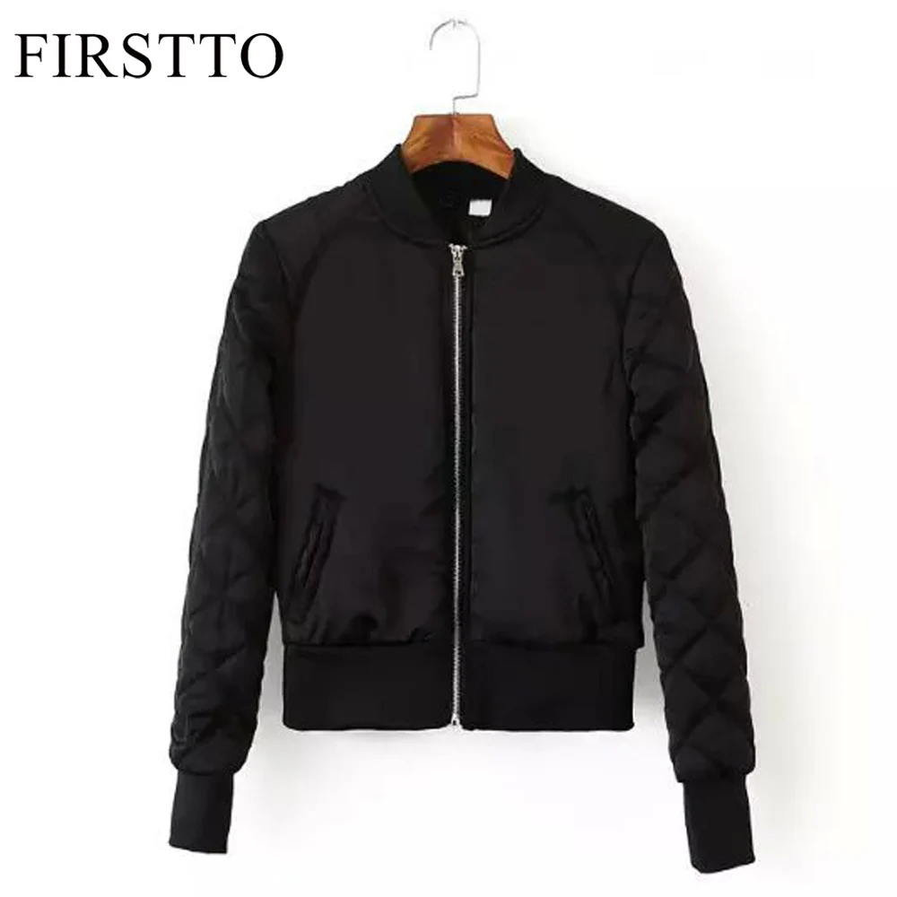 Compare Prices On Womens Quilted Padded Bomber Jacket Black Trendy Women's Newest V-Neck Quilting Quilted Jacket Short Thin Padded Bomber Jacket Coat Pilots - Compare Prices On Womens Quilted Padded Bomber Jacket Black