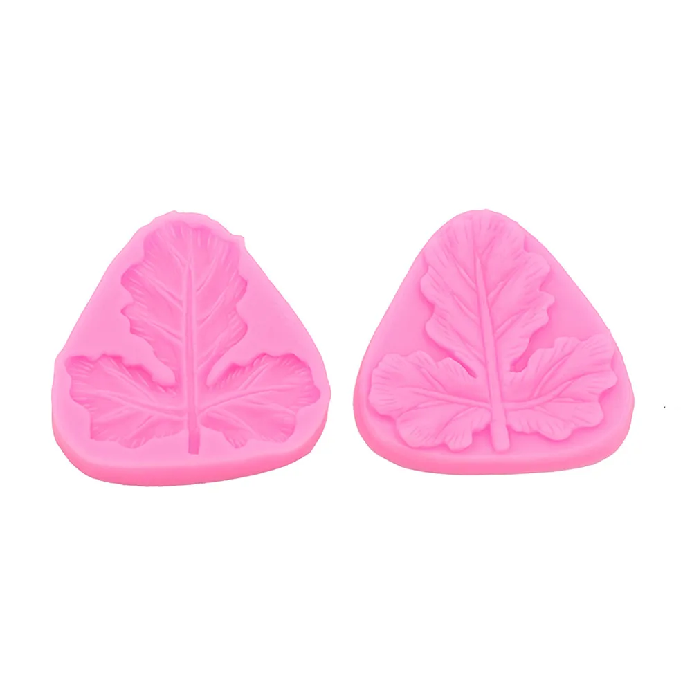 Тисненые листья печатные кружева для торта искусственная шоколадная форма