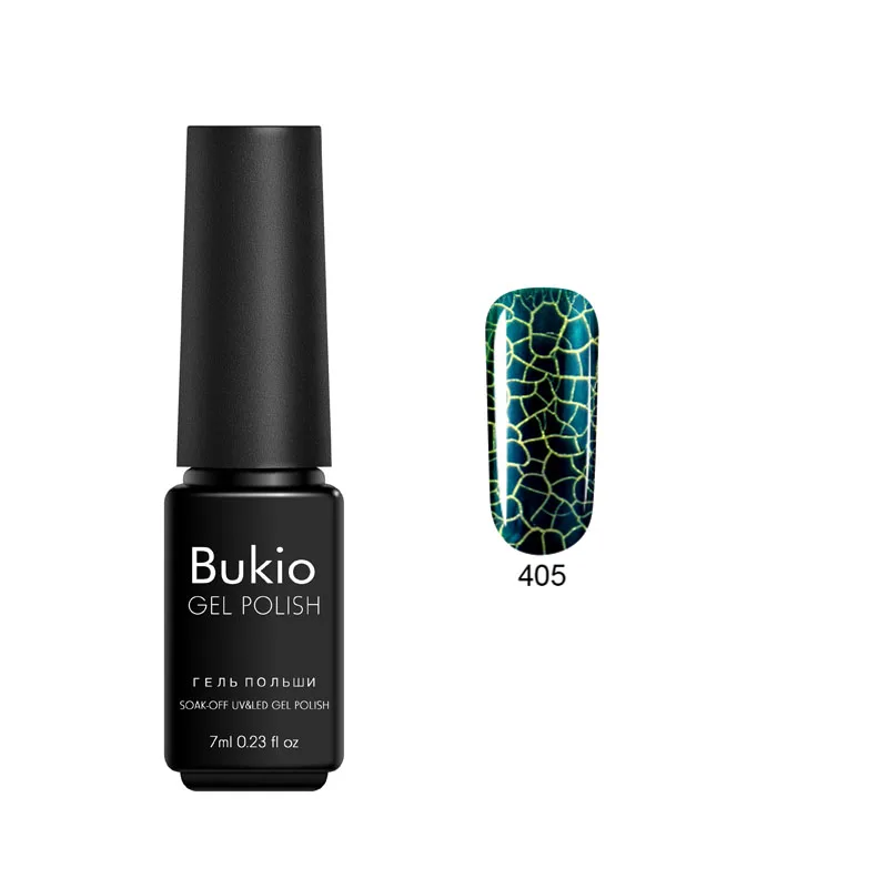 Bukio Полупостоянный эмалы гель-кракле краска Гибридный лак украшения для ногтей художественная шлифовка для ногтей УФ и светодиодная лампа - Цвет: 405