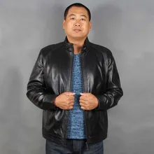 Высокое качество осень зима мужские куртки и пальто из натуральной кожи куртка-бомбер Военная Повседневная одежда водонепроницаемая ветрозащитная