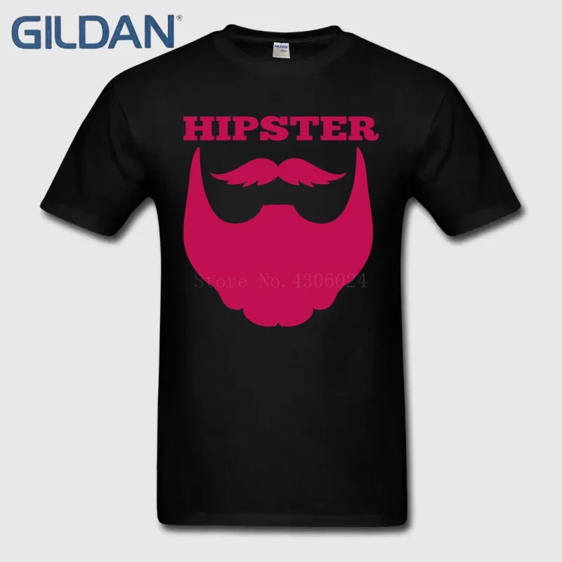 Hipster рубашки разных Для мужчин белый футболки Красота круглым вырезом короткий рукав Футболка 100% хлопок Дизайн, футболка