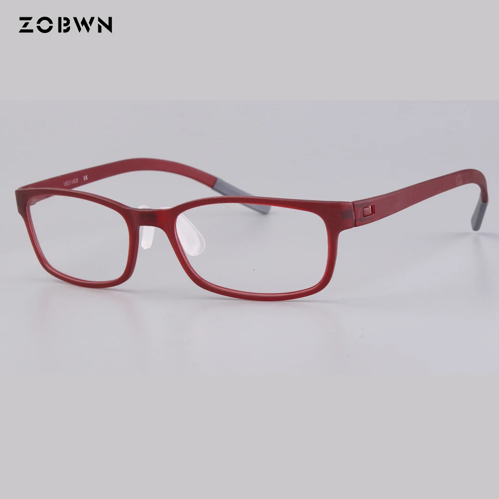 Бренд ZOBWN, новинка TR90, прозрачные линзы, Классическая оправа для очков, мужские очки по рецепту, оптические очки для близорукости, оправа для очков, 5 цветов