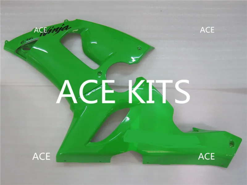 3 бесплатные подарки ABS Обтекатели набор подходит для Kawasaki ZX6R ZX-6R 05 06 Ninja 636 2005-2006 6r зеленый dDi0