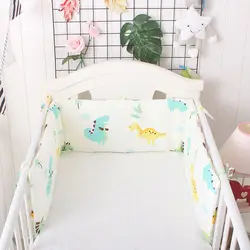 2019 хлопок детские мягкие бортики для кровати новорожденных кровать защитные бортики анти-столкновения младенческой защита для кроватки