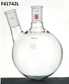 

Flask,Two neck, angled, Capacity:2000ml, Center joint:34/45, Side Joint:29/42
