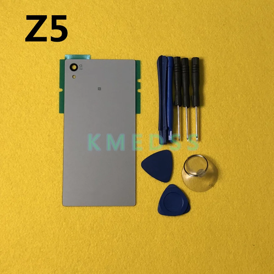 

Rear Door Battery Back Housing Glass Replacement Cover Case For Sony Xperia Z5 E6603 E6653 E6633 E6683 + tools