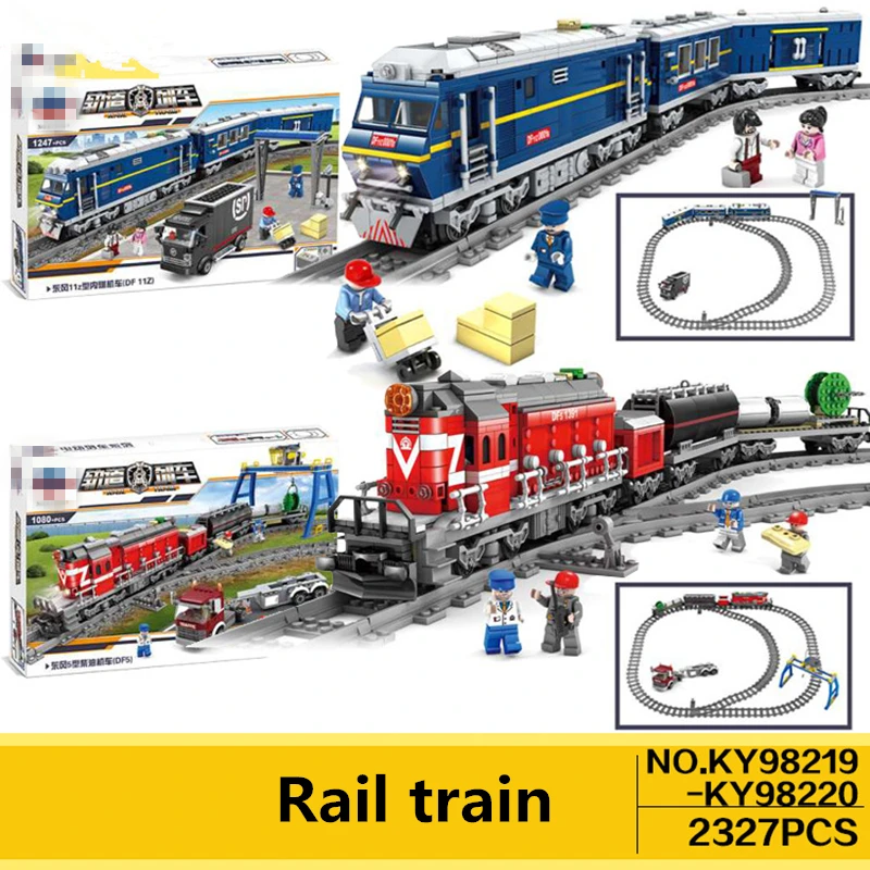 

Dropshipping Electric Train Compatible Legoingly Train City Steam Locomotive Legoingly Technic Buliding Blocks Kids Battery Toys
