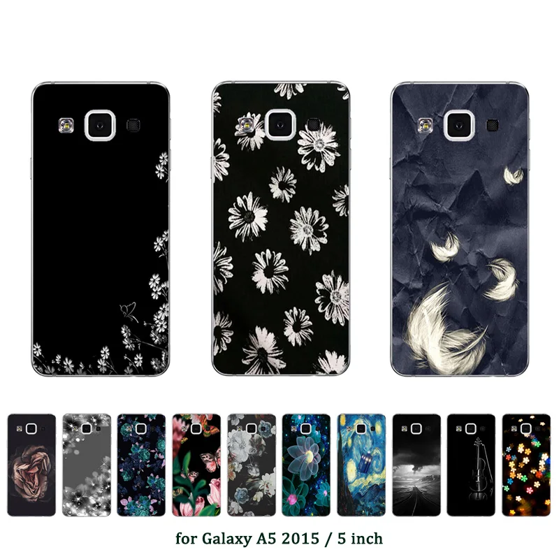 

Soft Silicone Case For Coque Samsung A5 2015 Multicolor Printed Cover For Galaxy A5 2015 A500 A500F A500H Mobile Phone Case
