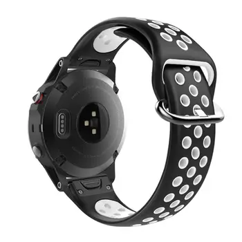 

20mm Smart Two-color Silicone Watch Band Wrist Band Strap Watchband for Garmin Fenix 5S/5S Plus