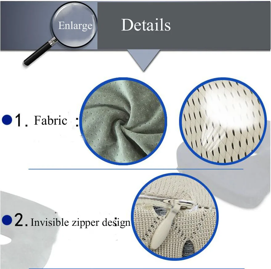 Coccyx Orthopedic Seat Pads Kitchen Chairs Lumbar Support Comfort Memory Foam Cushion Home Decor Luxury Cushion