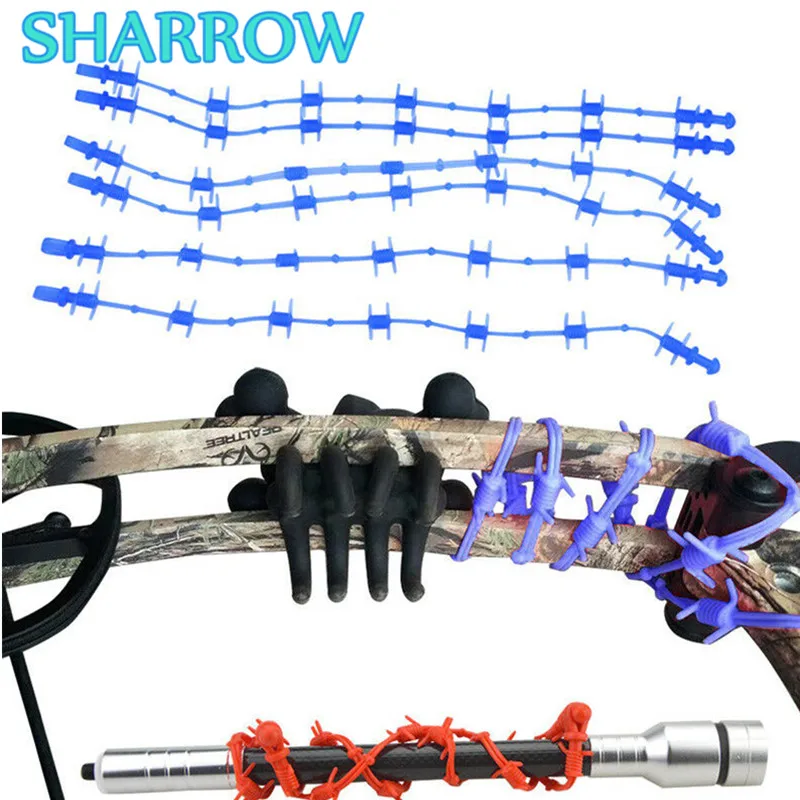 6 шт. Стабилизатор Для Составного лука лук глушитель для тела баланс бар стрельба из лука резиновая проволока демпфер для наружного