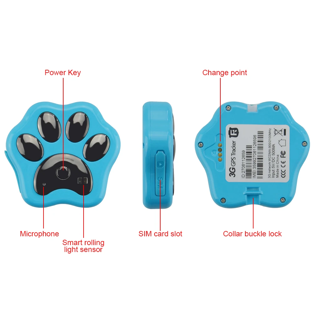 RF-V40, 3g, gps трекер для питомцев, собак, кошек, устройство против потери, Мини, водонепроницаемый, для домашних животных, Wifi, локатор, расширенный, герметичный, водонепроницаемый, пылезащитный