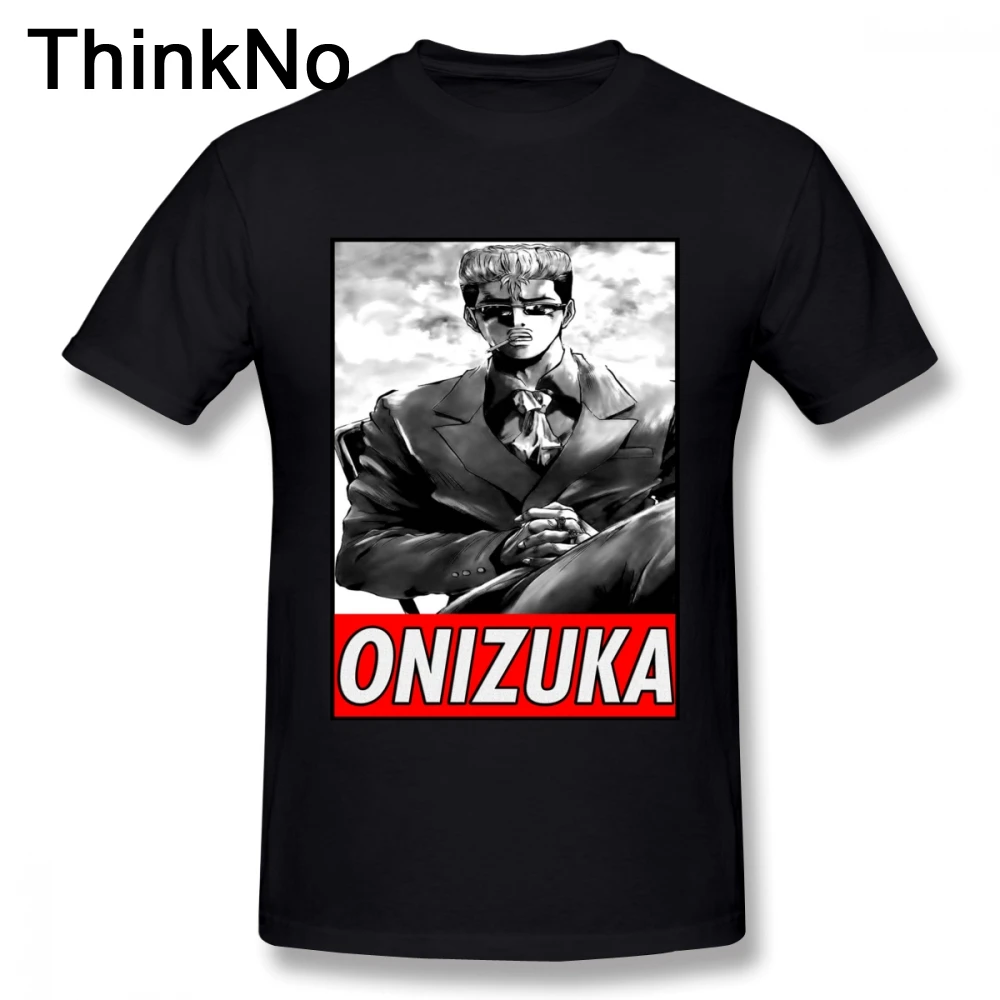 Мужская футболка Onizuka гангста Harajuku GTO плюс размер хороший топ с короткими