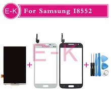 New high quality LCD Display+Touch Digitizer Screen replacement +Free Tools For Samsung i8552 Free Shipping