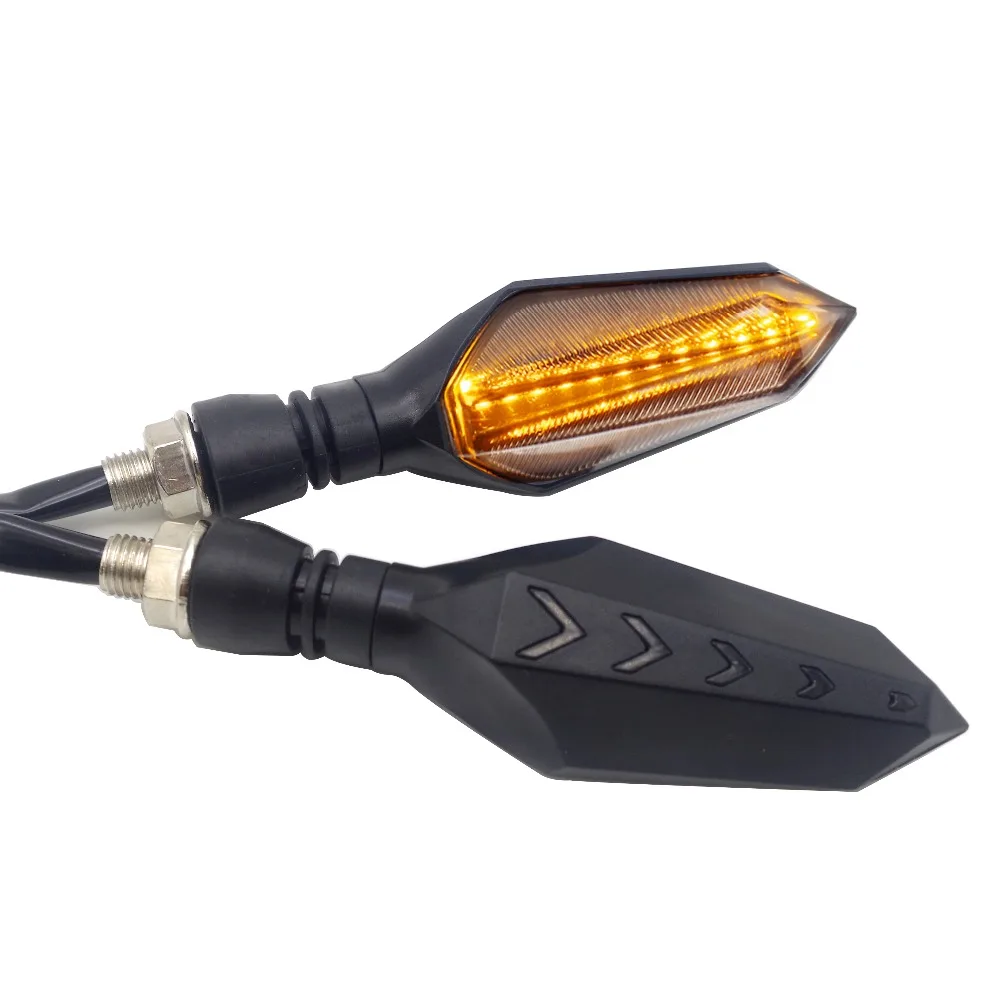 

LED Motorcycle Turn Signal Lights Amber Indicators clignotant moto FOR yamaha dt virago 250 ybr 125 yamaha vmax 1200 xvs 650