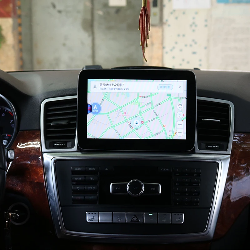 Автомобильный панельный монитор автомобиля gps Navi Android 7,1 8," 2G+ 32G для Benz ML GL 2013 Навигатор Авто Радио мультимедийный плеер