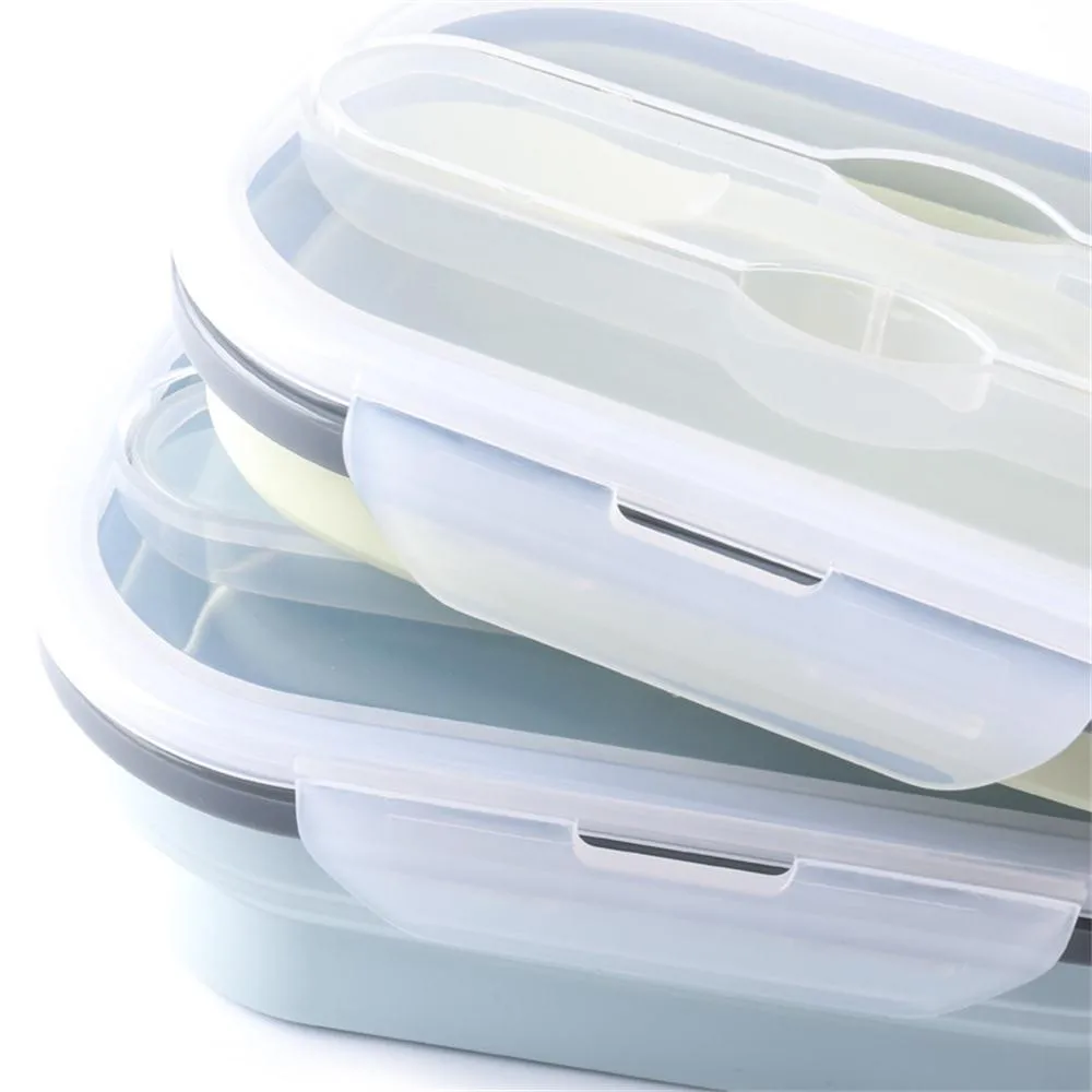 

Japanese style simple portable double student microwave lunch box picnic food fruit container storage box child adult