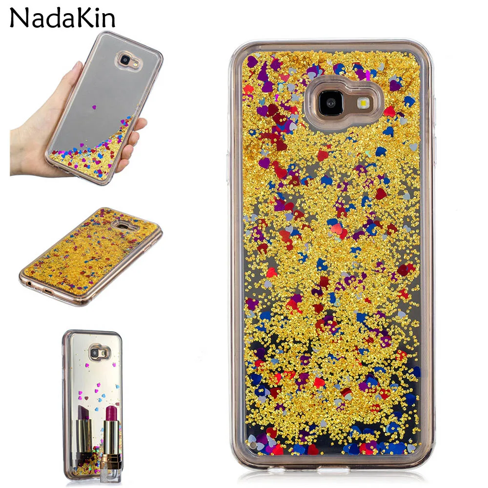 

Back Mirror Quicksand Fitted Phone Case Shell for Samsung Galaxy J4 J6 Plus 2018 Glossy Liquid Sand Luxury Cover