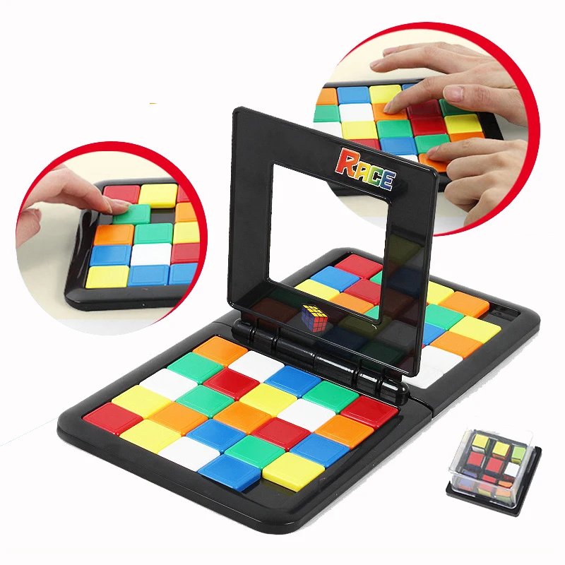 

Magic Block Cubes Game Race Cube Board Game Kids Adults Education Toy Parent-child Activity Funny Family Party Birthday Gift
