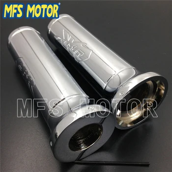 

Motorcycle CHROME 7/8''inch Handlebar Grips for Honda CBR 929 RR 929RR 954RR 1000RR