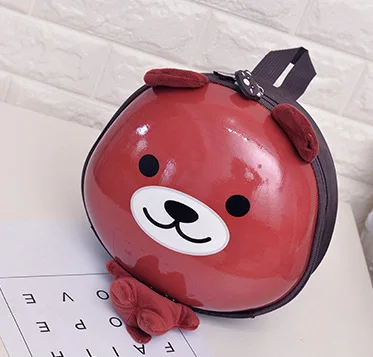 BAIJIAWEI 3D мультфильм Kindergarden рюкзак для детей, мини школьные сумки для детей, девочек и мальчиков, милый животный зоо портфель дошкольника - Цвет: bear