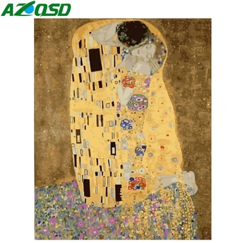 

AZQSD Painting By Numbers Frameless 40x50cm Stone Lover Oil Painting Picture By numbers On Canvas Home Decor szyh060