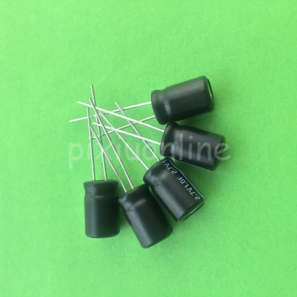 5pcs J469Y 2.7V 1F Super Capacitor High Capacity Power Density Double Layer Capacitor DIY Circuit Parts es 3d printer parts volcano cht clone high flow copper nozzle three eyes m6 threaded brass super hard for 3d printer extruder