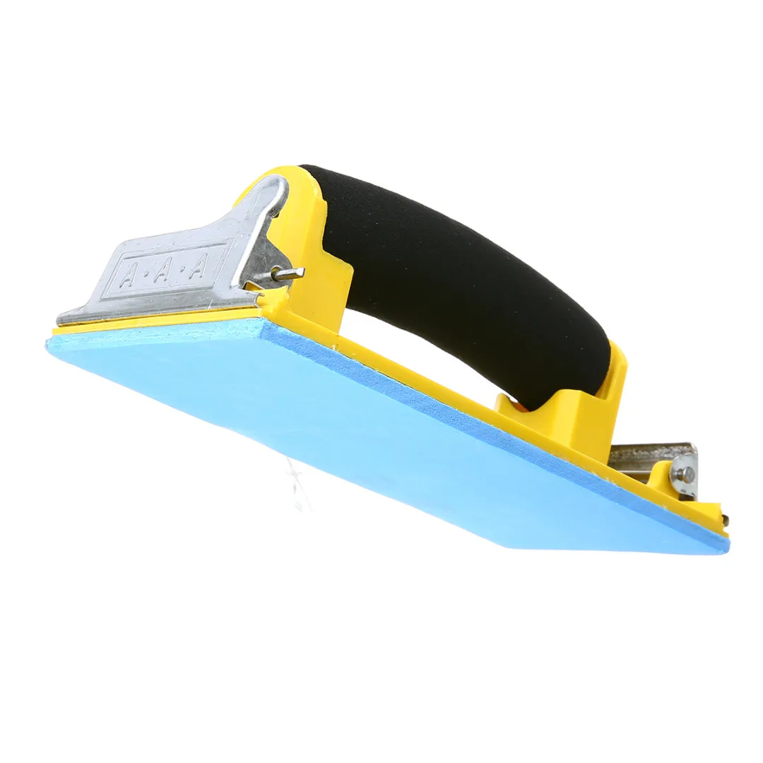 1Pc Handheld Sandpaper Frame Hand Grip Sand Paper Frame Sandpaper