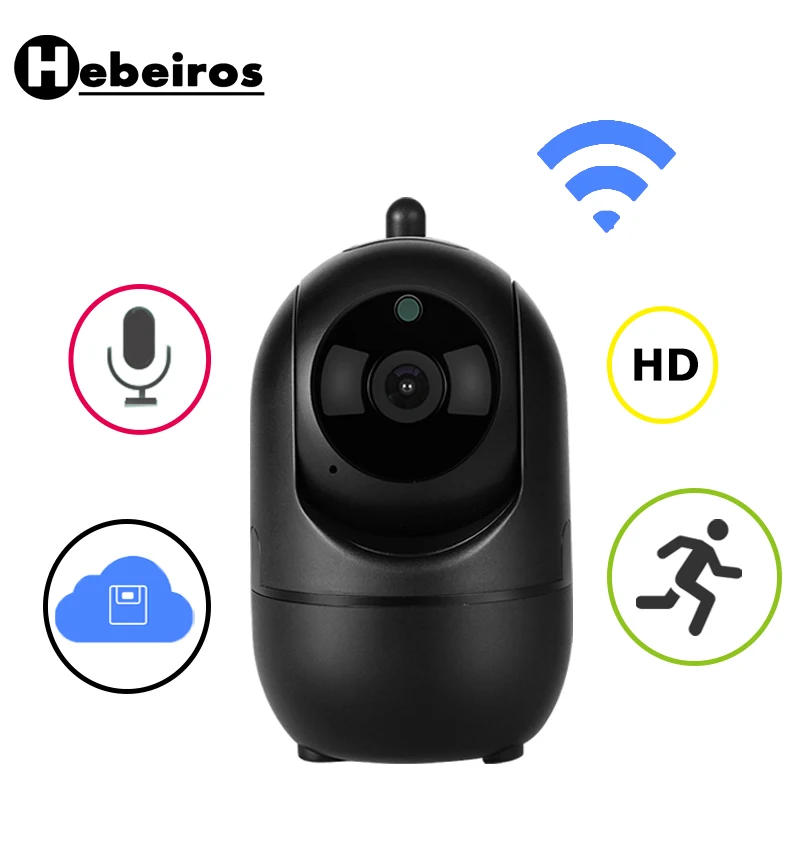 

Hebeiros WIFI Camera HD 1080P Cloud Storage Home Security Intelligent Human Auto Tracking CCTV Camera Wireless IP Camera